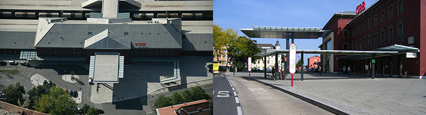 Bahnhofsvorplatz Klagenfurt